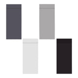 Maxbell French Door Curtains Blackout Door Curtains Tool Free for Laundry Room dark gray