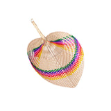 Maxbell Hand-Woven Hand Fan Decorative Fans Handmade for Adults Kids Party Wedding