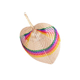 Maxbell Hand-Woven Hand Fan Decorative Fans Handmade for Adults Kids Party Wedding