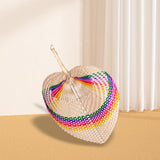 Maxbell Hand-Woven Hand Fan Decorative Fans Handmade for Adults Kids Party Wedding