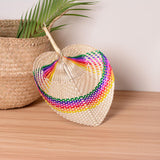Maxbell Hand-Woven Hand Fan Decorative Fans Handmade for Adults Kids Party Wedding