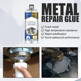 Maxbell Metal to Metal Glue Liquid Metal Welding Filler for Repairing Steel Metal 50ML