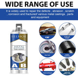 Maxbell Metal to Metal Glue Liquid Metal Welding Filler for Repairing Steel Metal 50ML
