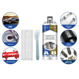 Maxbell Metal to Metal Glue Liquid Metal Welding Filler for Repairing Steel Metal 100ML