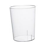 Maxbell Trash Can Clear Plastic Waste Paper Bin Rubbish Bin for Kids Room Bathroom 16.5cmx16.5cm