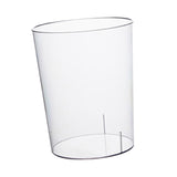 Maxbell Trash Can Clear Plastic Waste Paper Bin Rubbish Bin for Kids Room Bathroom 16.5cmx16.5cm