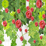 Maxbell 2Pcs Rod Pocket Window Curtain Window Drapes for Farmhouse Hotel Office 107cmx213cm