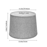 Maxbell Table Lamp Shade Pendant Light Lampshade for Living Room Home Decoration Grey