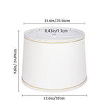 Maxbell Table Lamp Shade Pendant Light Lampshade for Living Room Home Decoration White