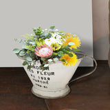 Maxbell Hanging Flower Pot Plants Holders Metal Garden Planter Rustic for Decoration
