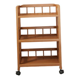 Maxbell Bamboo Bathroom Shelf Multipurpose Corner Storage Cabinet for Living Room 70cmx30cmx75cm