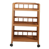 Maxbell Bamboo Bathroom Shelf Multipurpose Corner Storage Cabinet for Living Room 70cmx30cmx75cm