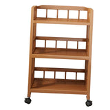 Maxbell Bamboo Bathroom Shelf Multipurpose Corner Storage Cabinet for Living Room 70cmx30cmx75cm