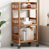 Maxbell Bamboo Bathroom Shelf Multipurpose Corner Storage Cabinet for Living Room 70cmx30cmx75cm