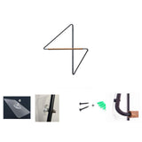 Maxbell Modern Corner Hanger Space Saving Pants Hanger Stable for Dresses Organizer