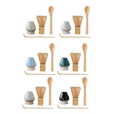 Maxbell Japanese Matcha Tea Set Exquisite Workmanship for Office Friends Gifts Light green
