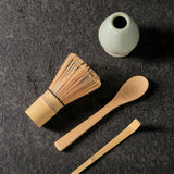 Maxbell Japanese Matcha Tea Set Exquisite Workmanship for Office Friends Gifts Light green