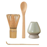 Maxbell Japanese Matcha Tea Set Exquisite Workmanship for Office Friends Gifts Light green
