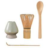 Maxbell Japanese Matcha Tea Set Exquisite Workmanship for Office Friends Gifts Light green