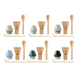 Maxbell Japanese Matcha Tea Set Exquisite Workmanship for Office Friends Gifts Light green