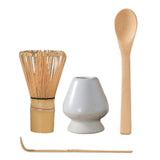 Maxbell Japanese Matcha Tea Set Exquisite Workmanship for Office Friends Gifts White