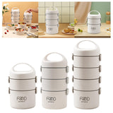 Maxbell Adult Lunch Box Portable Leakproof Compartment for Office worker 2 tiers