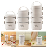 Maxbell Adult Lunch Box Portable Leakproof Compartment for Office worker 2 tiers