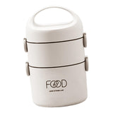 Maxbell Adult Lunch Box Portable Leakproof Compartment for Office worker 2 tiers