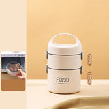 Maxbell Adult Lunch Box Portable Leakproof Compartment for Office worker 2 tiers