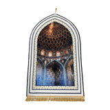 Maxbell Portable Prayer Mat for Men and Women Tapete with Ta Officessel for Home Style C