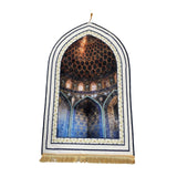 Maxbell Portable Prayer Mat for Men and Women Tapete with Ta Officessel for Home Style C