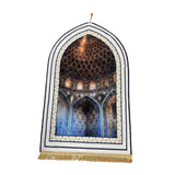 Maxbell Portable Prayer Mat for Men and Women Tapete with Ta Officessel for Home Style C