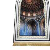 Maxbell Portable Prayer Mat for Men and Women Tapete with Ta Officessel for Home Style C