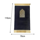 Maxbell Prayer Rug Thick Traditional Eid Ramadan Mat for Kids Men Women Ramadan Gift 70x110cm House