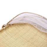 Maxbell Food Serving Tent Basket Food Storage Basket with Mesh Gauze Cover for Fruit L