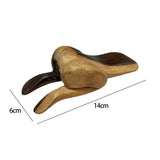 Maxbell Wooden Door Wedge Stop Handmade Non Slip Doorstop for Bathroom Carpet Office