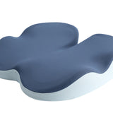 Maxbell Memory Foam Seat Cushion Support Non slip Pad for Office Home Traveling Dark Blue