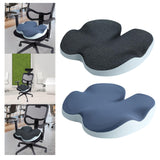 Maxbell Memory Foam Seat Cushion Support Non slip Pad for Office Home Traveling Dark Blue