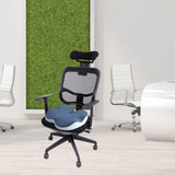 Maxbell Memory Foam Seat Cushion Support Non slip Pad for Office Home Traveling Dark Blue