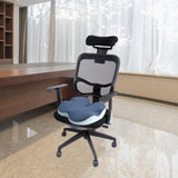 Maxbell Memory Foam Seat Cushion Support Non slip Pad for Office Home Traveling Dark Blue