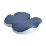 Maxbell Memory Foam Seat Cushion Support Non slip Pad for Office Home Traveling Dark Blue