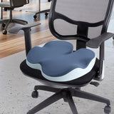 Maxbell Memory Foam Seat Cushion Support Non slip Pad for Office Home Traveling Dark Blue