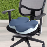 Maxbell Memory Foam Seat Cushion Support Non slip Pad for Office Home Traveling Dark Blue