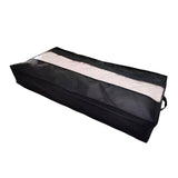 Maxbell Blankets Clothes Comforters Storage Bag See through Front Panel for Clothing Black