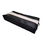 Maxbell Blankets Clothes Comforters Storage Bag See through Front Panel for Clothing Black