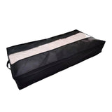 Maxbell Blankets Clothes Comforters Storage Bag See through Front Panel for Clothing Black