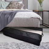 Maxbell Blankets Clothes Comforters Storage Bag See through Front Panel for Clothing Black