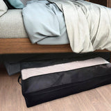 Maxbell Blankets Clothes Comforters Storage Bag See through Front Panel for Clothing Black