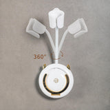 Maxbell Adjustable Hair Dryer Holder Dryer Rack Decor Adjustable Arm Blow Dryer Rack A