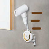 Maxbell Adjustable Hair Dryer Holder Dryer Rack Decor Adjustable Arm Blow Dryer Rack B